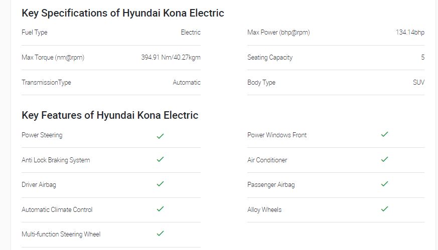 Electric Car in India 2021