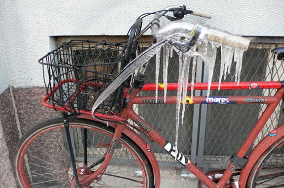 Finland - Weather-Defying Cyclists: