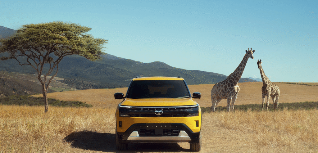 Tata Sierra 2025 official launch exterior design compact SUV